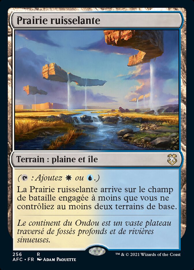 image Prairie ruisselante