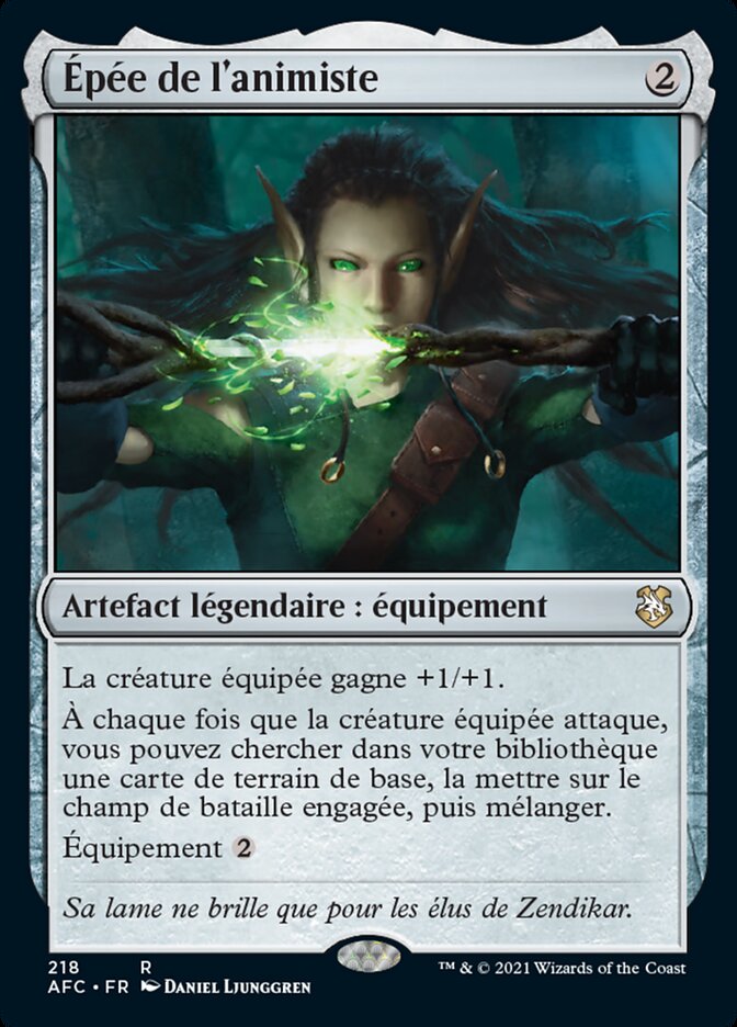 image Épée de l'animiste