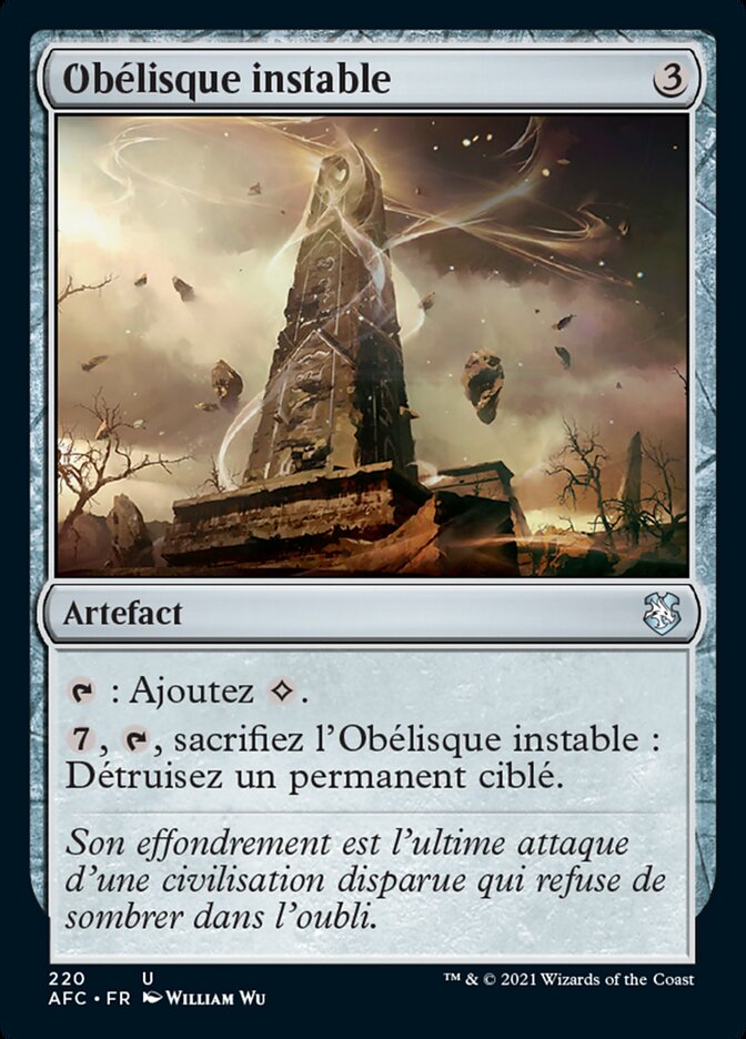 image Obélisque instable