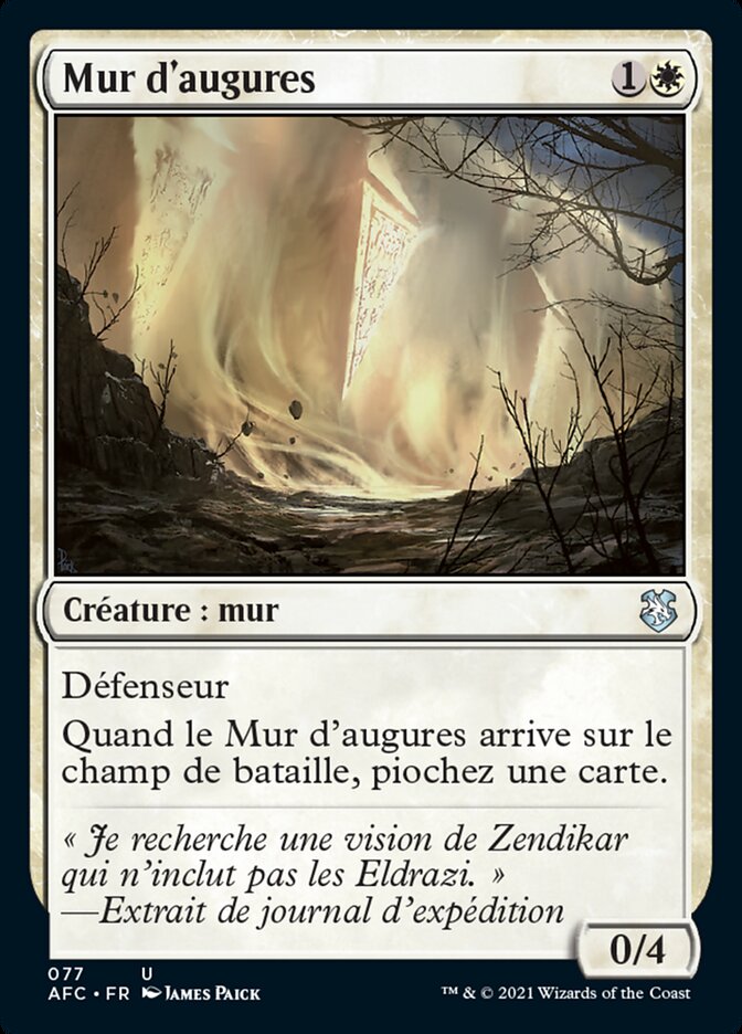 image Mur d'augures
