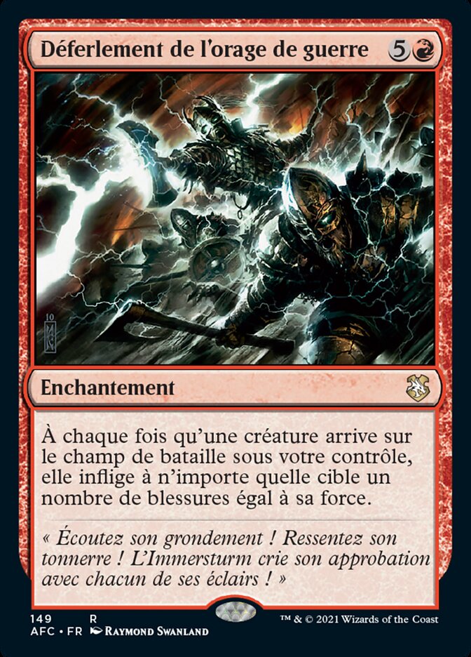 image Déferlement de l'orage de guerre