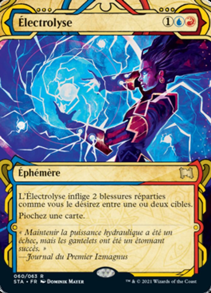 image Électrolyse