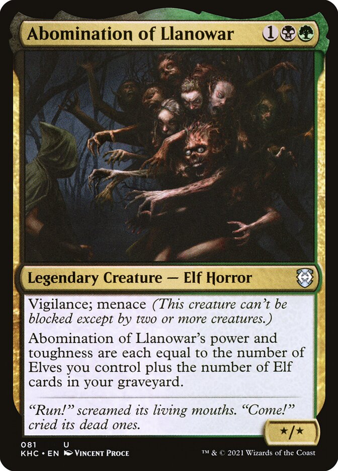 image Abomination of Llanowar