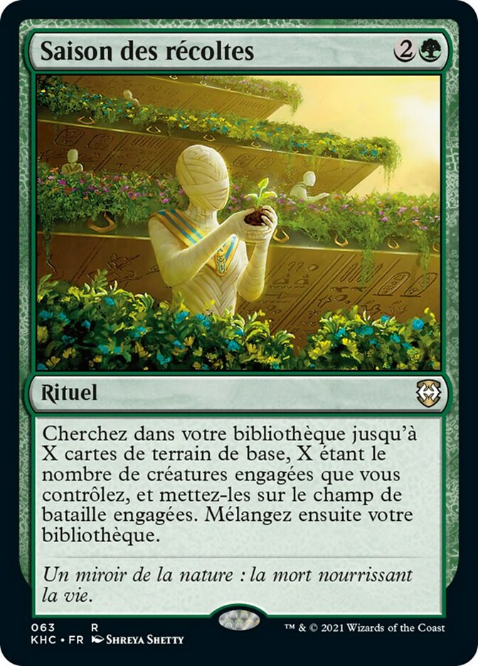 image Saison des récoltes