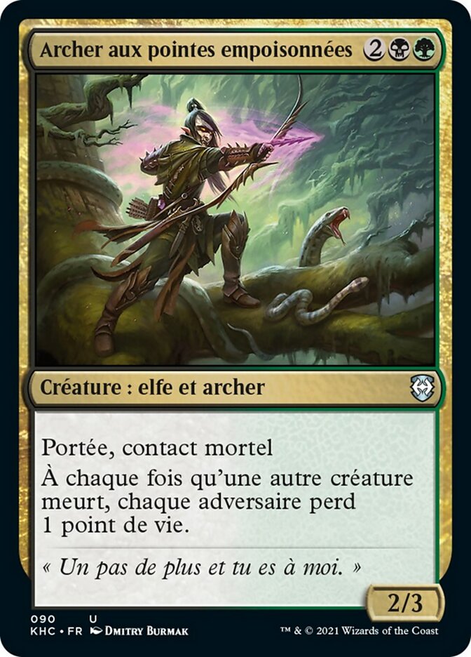 image Archer aux pointes empoisonnées