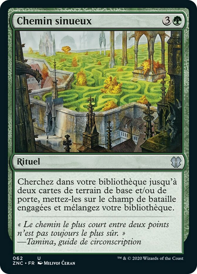 image Chemin sinueux