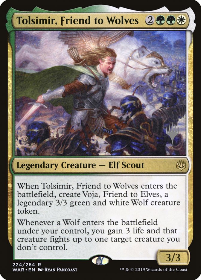 image Tolsimir, Friend to Wolves