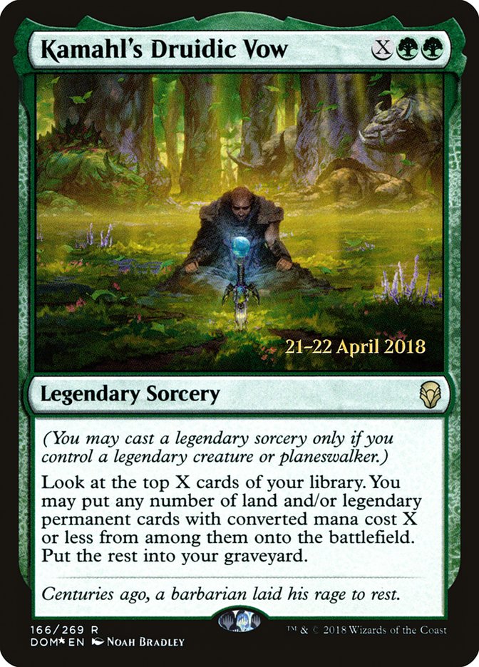 image Kamahl's Druidic Vow