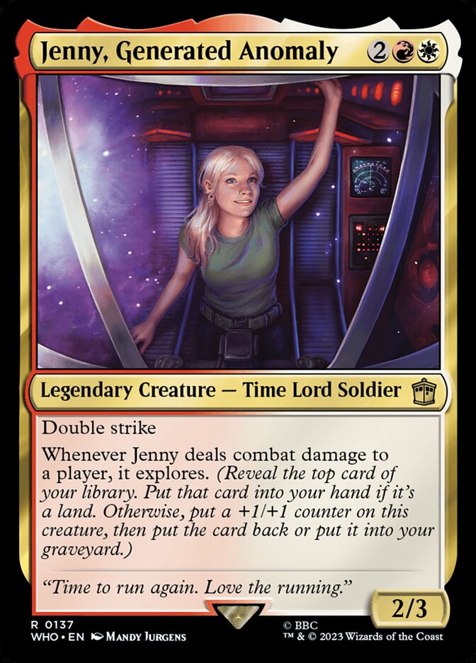 image Jenny, Generated Anomaly