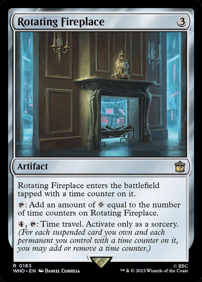 image Rotating Fireplace