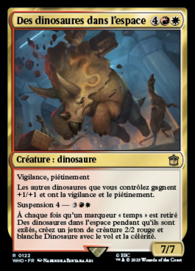image Des dinosaures dans l'espace