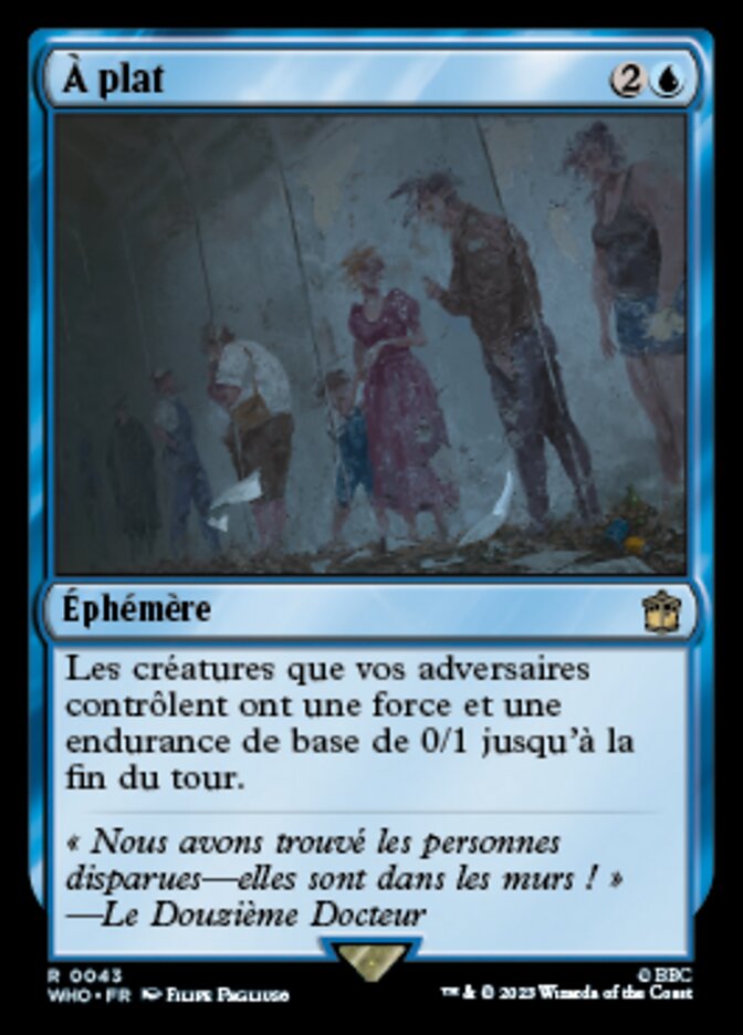 image À plat