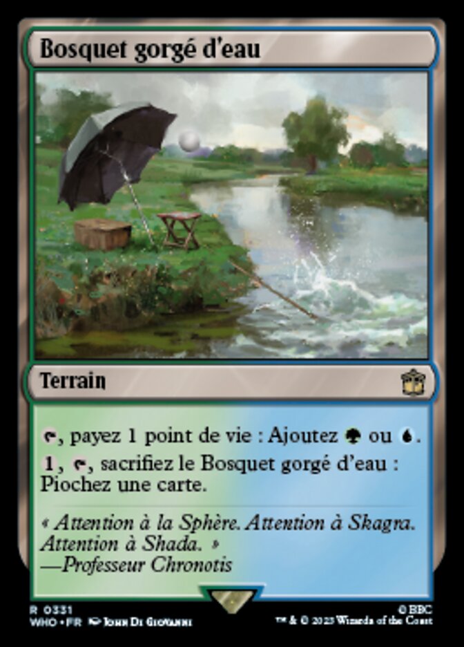 image Bosquet gorgé d'eau