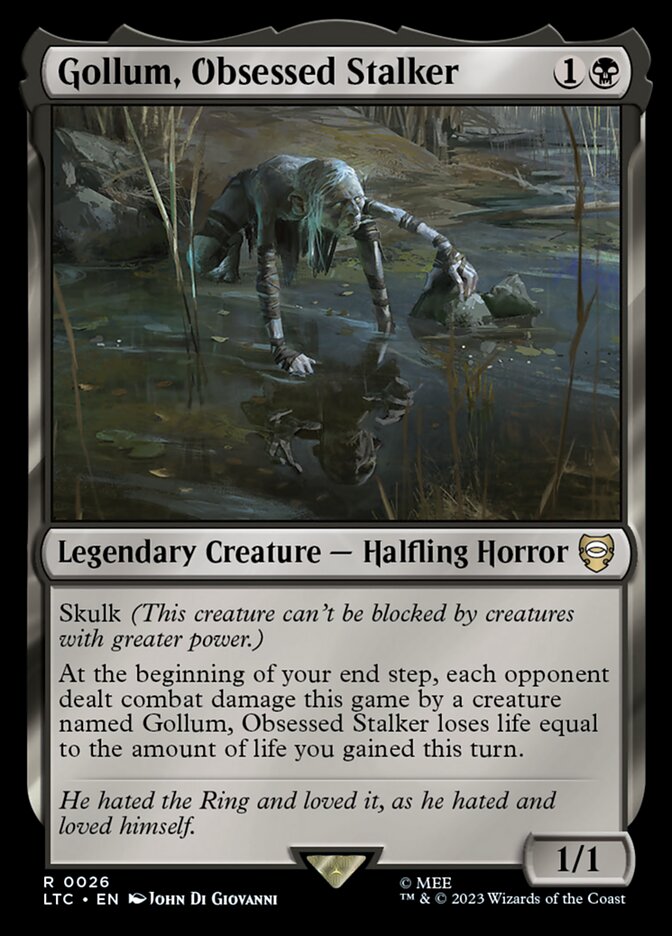 image Gollum, Obsessed Stalker