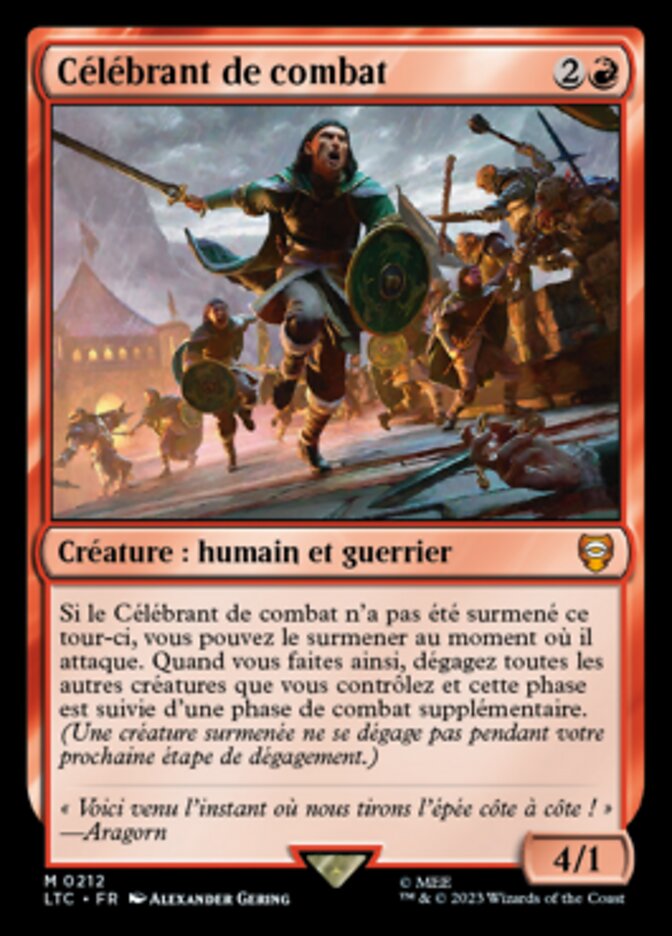 image Célébrant de combat