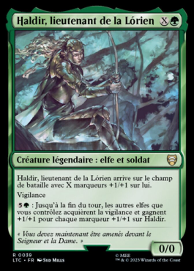 image Haldir, lieutenant de la Lórien