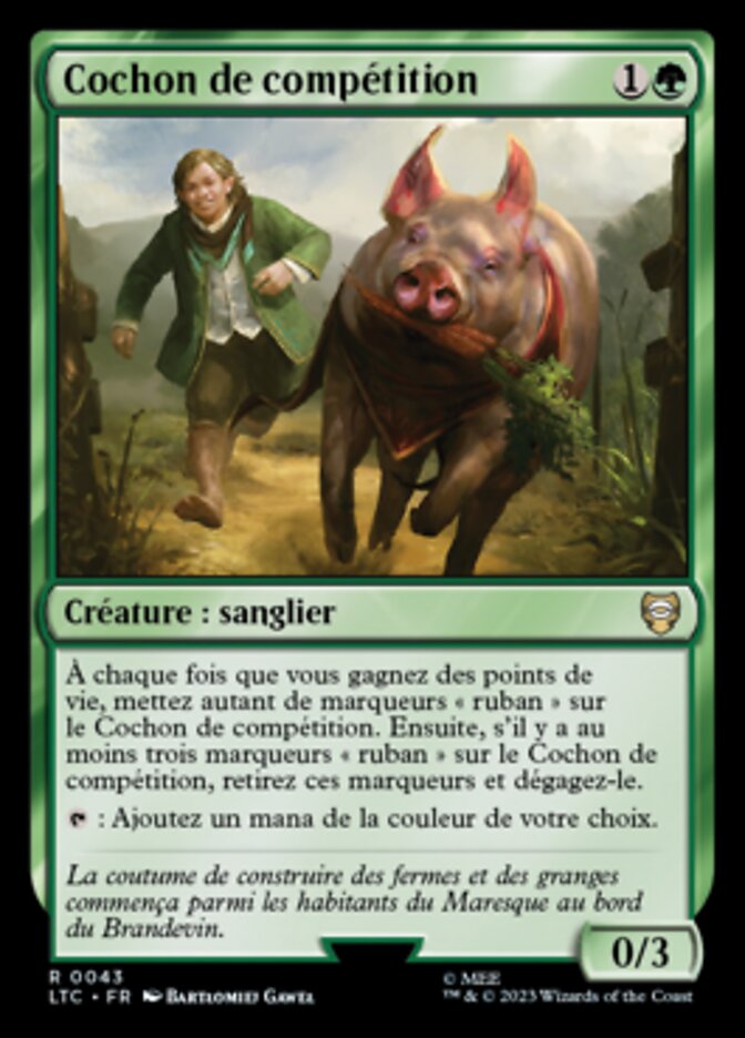image Cochon de compétition