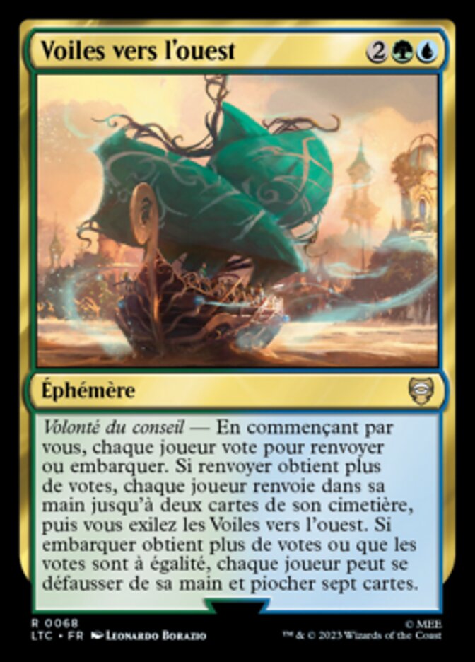 image Voiles vers l'ouest