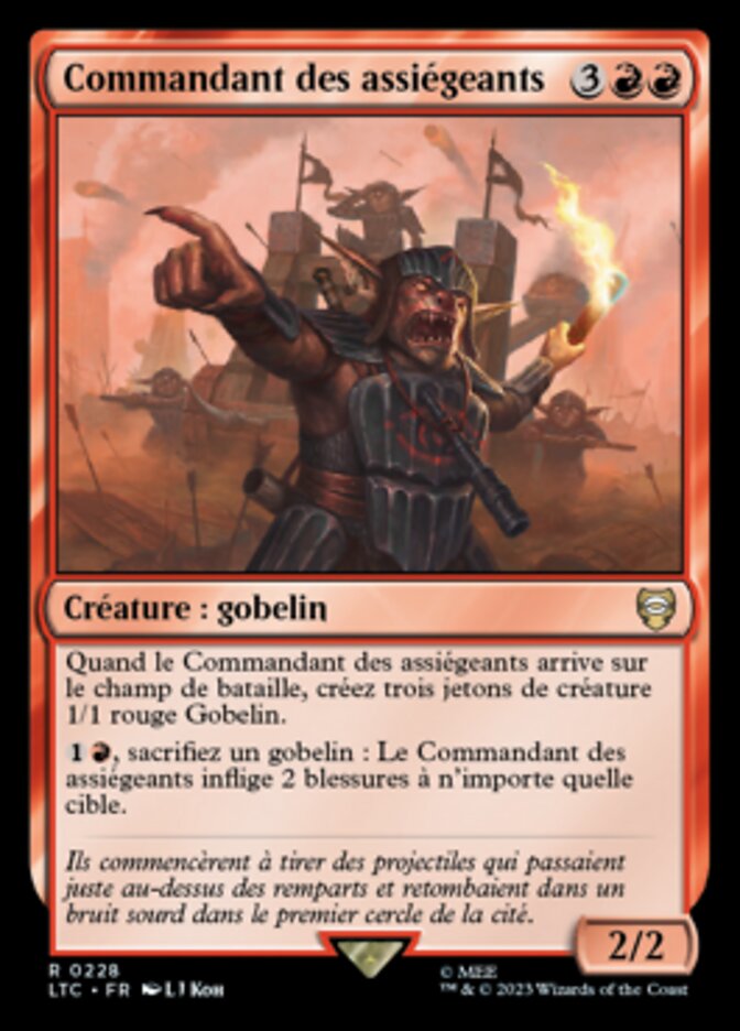 image Commandant des assiégeants