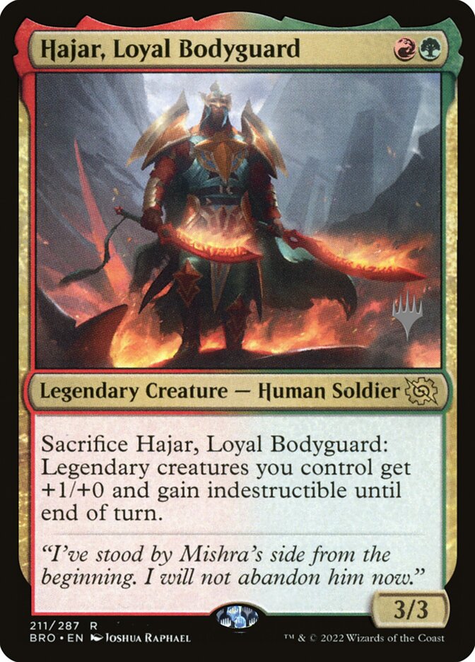 image Hajar, Loyal Bodyguard