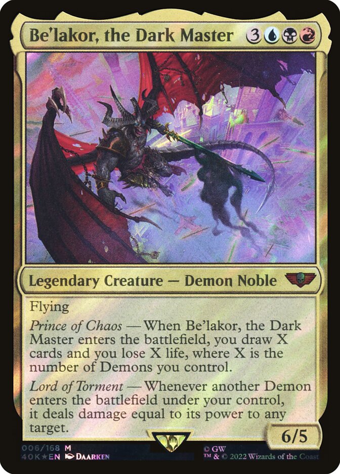 image Be'lakor, the Dark Master