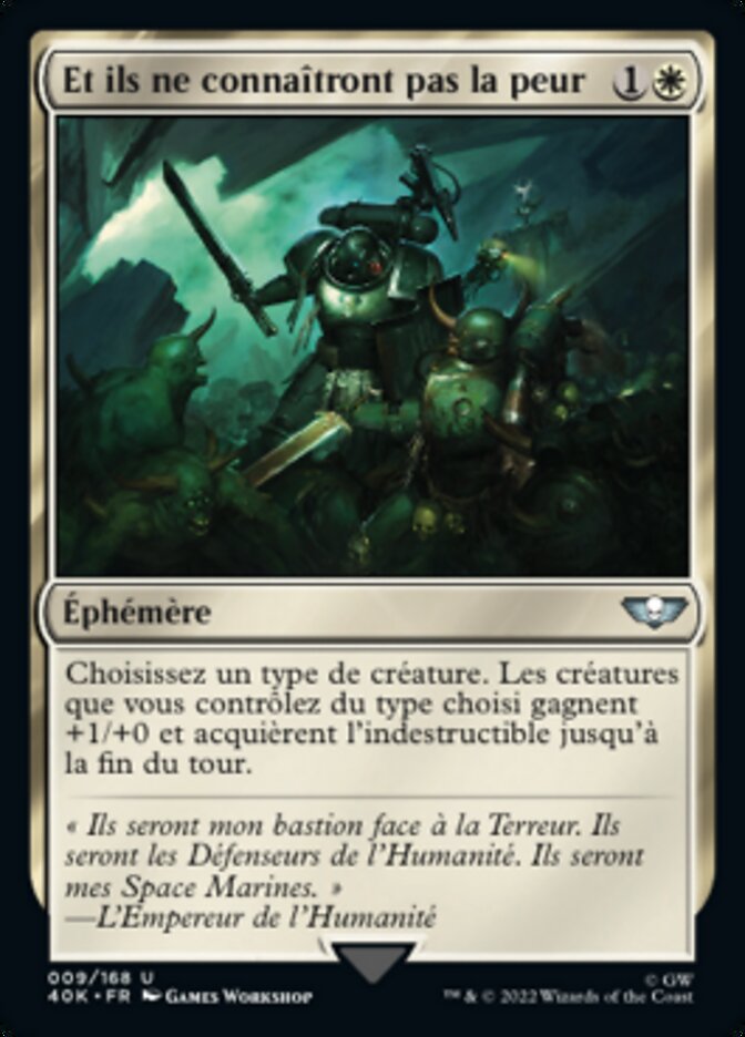 image Et ils ne connaîtront pas la peur