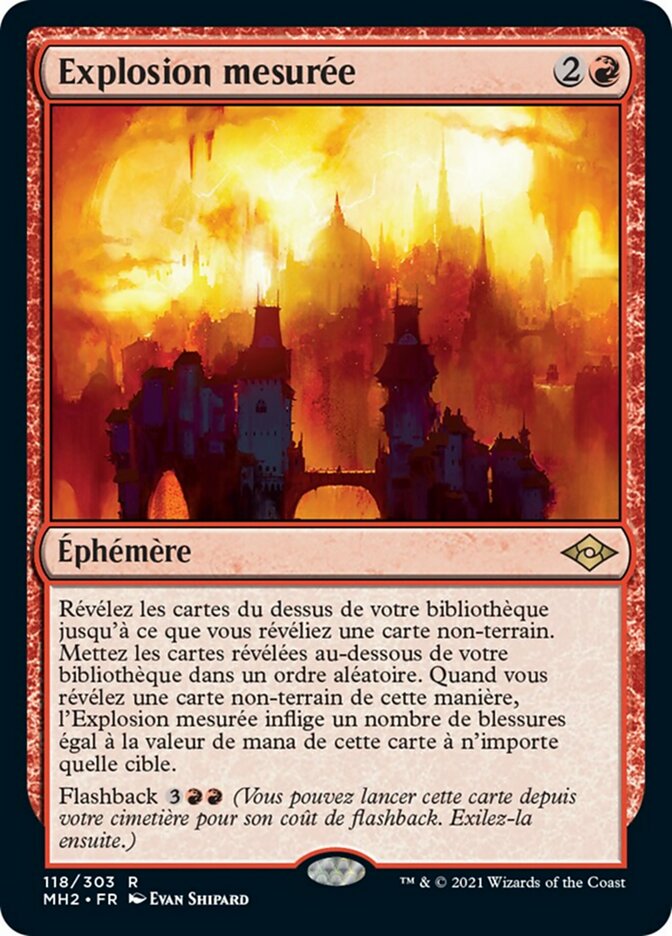 image Explosion mesurée