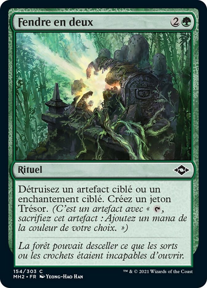 image Fendre en deux