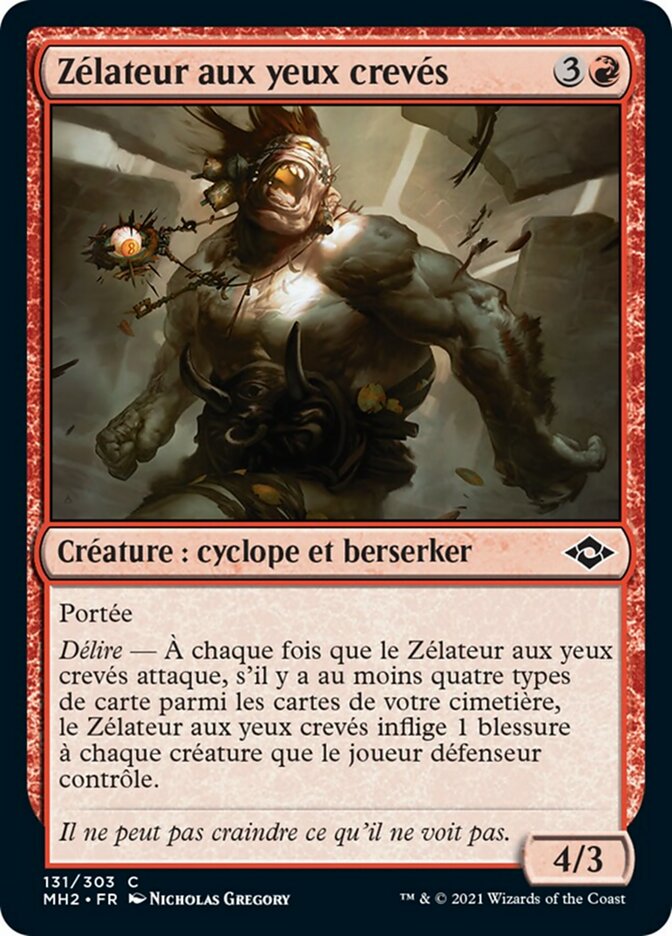 image Zélateur aux yeux crevés