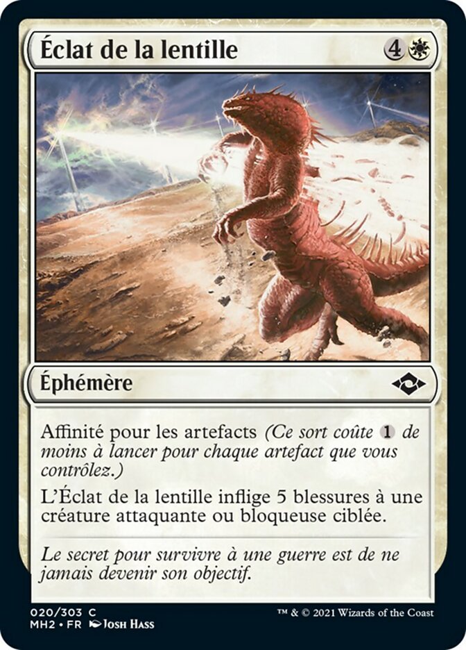 image Éclat de la lentille