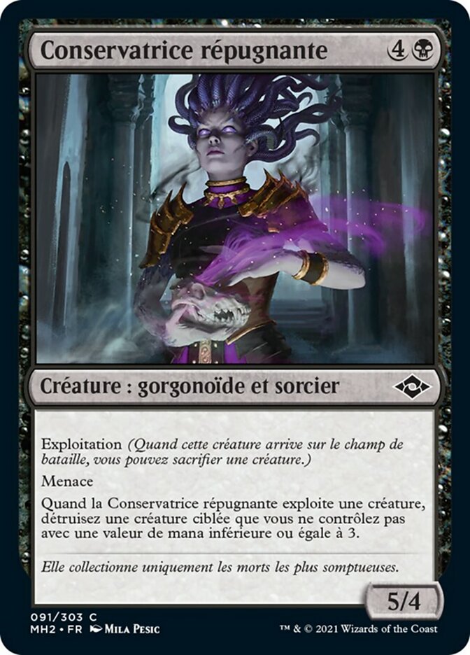 image Conservatrice répugnante