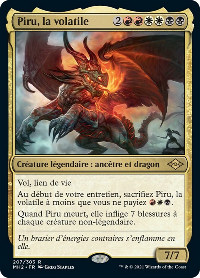 image Piru, la volatile