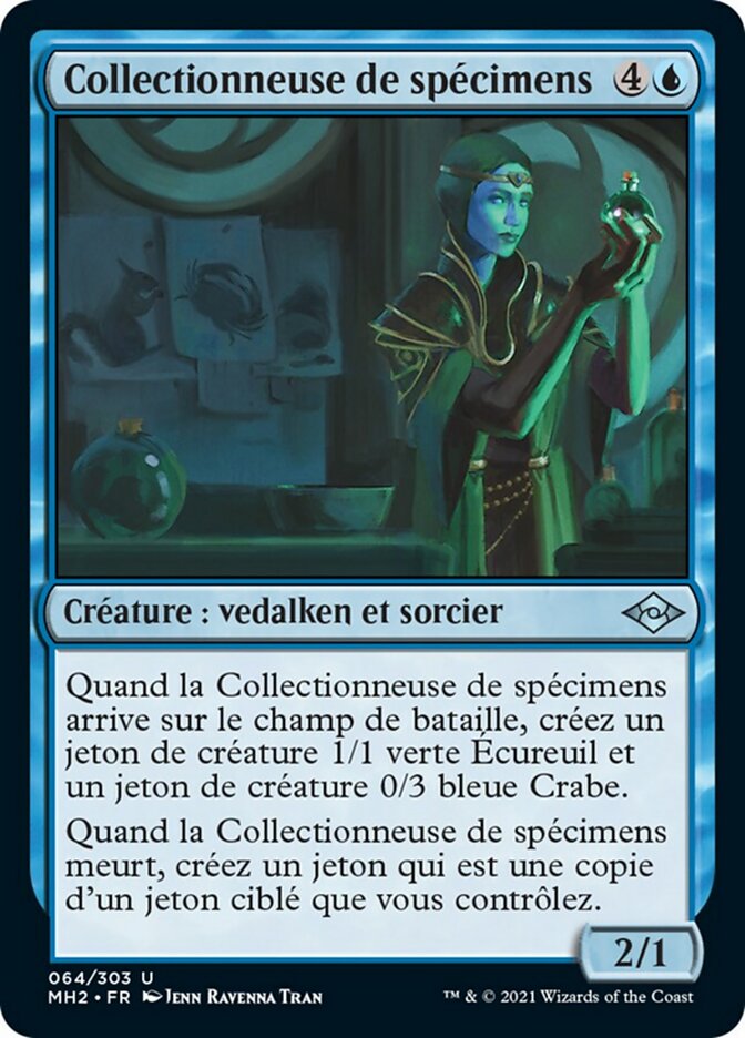 image Collectionneuse de spécimens