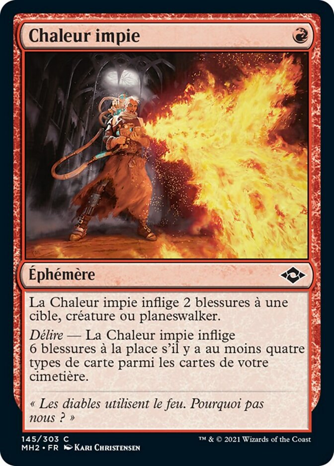image Chaleur impie