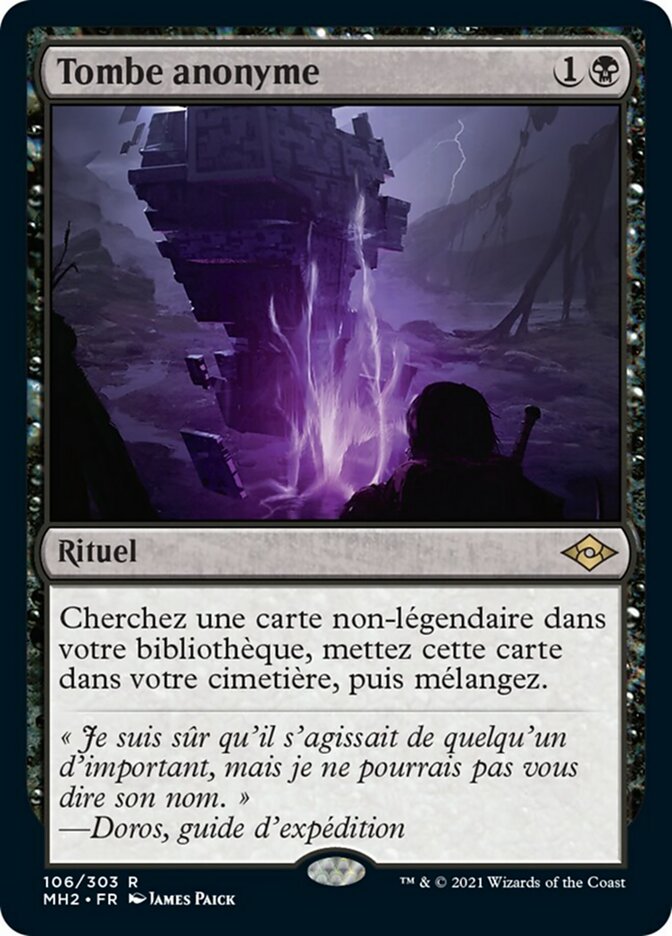 image Tombe anonyme