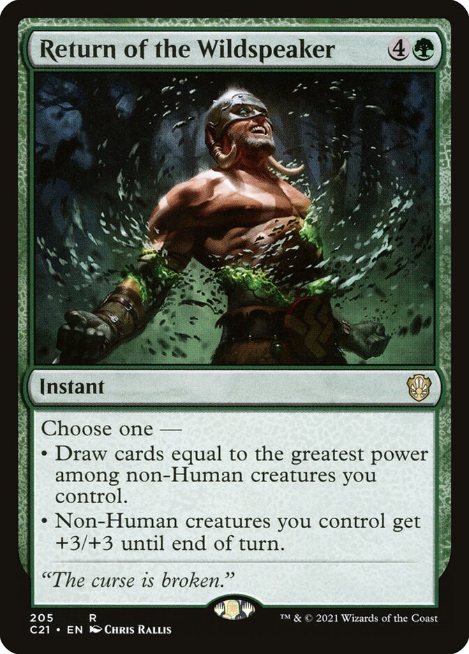 image Return of the Wildspeaker