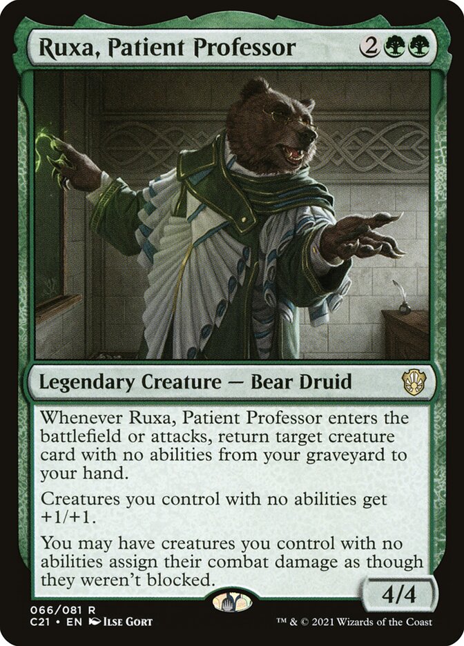 image Ruxa, Patient Professor