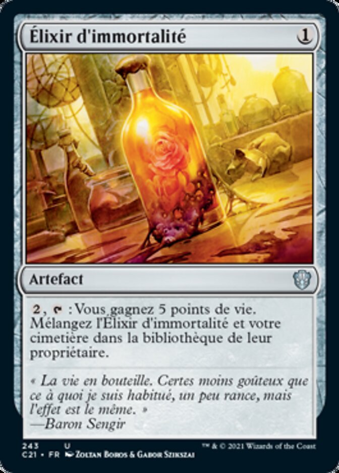 image Élixir d'immortalité