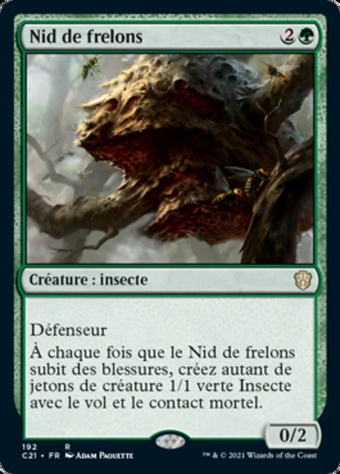 image Nid de frelons