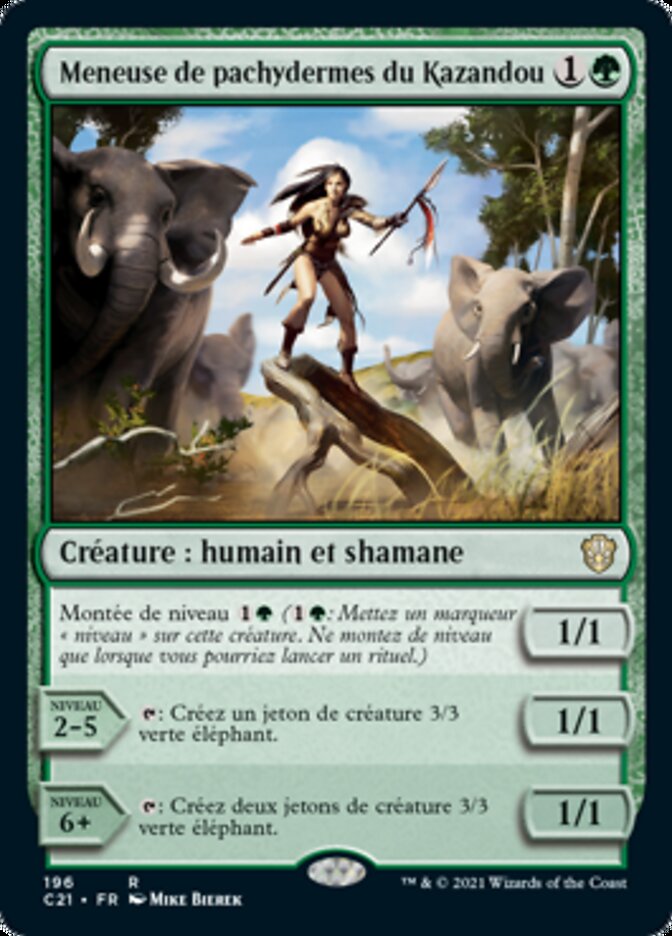 image Meneuse de pachydermes du Kazandou