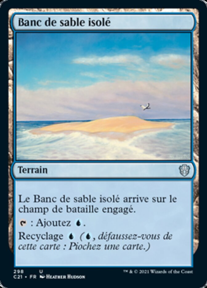 image Banc de sable isolé