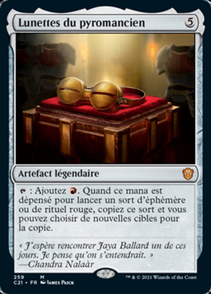 image Lunettes du pyromancien