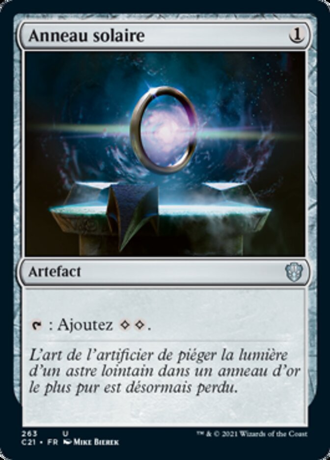 image Anneau solaire