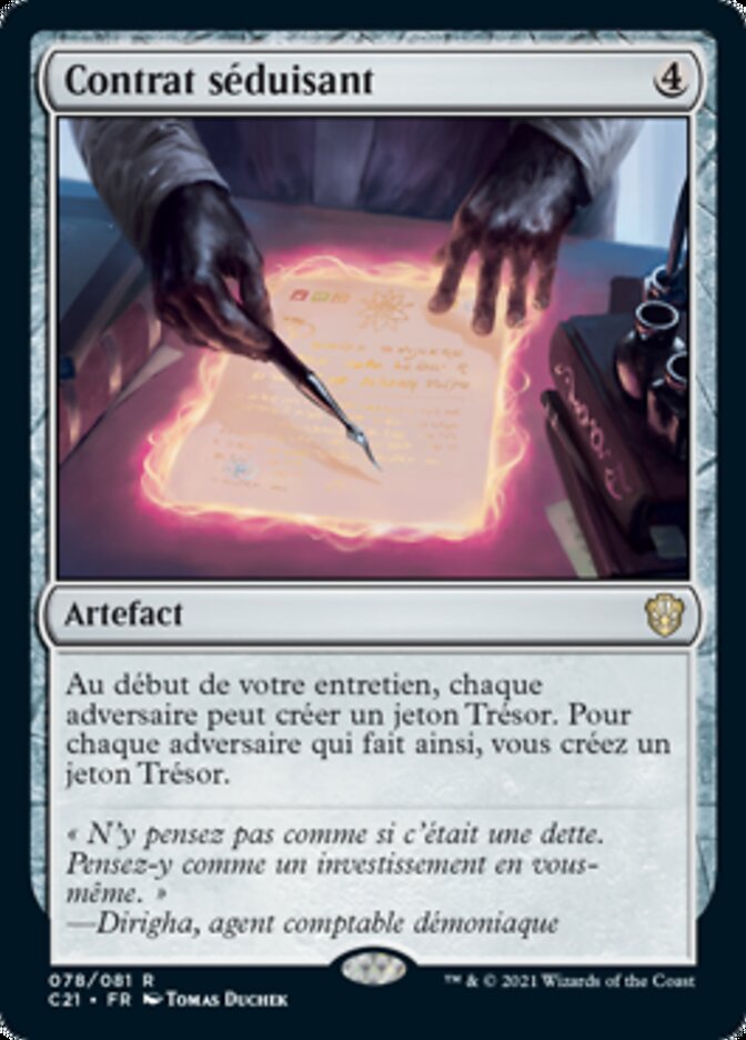 image Contrat séduisant