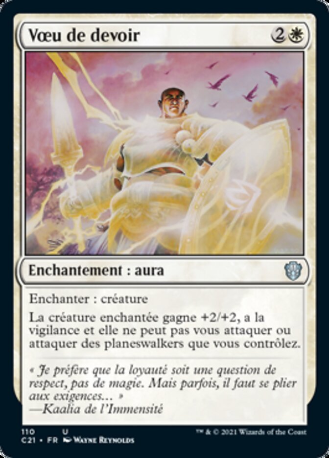 image Vœu de devoir