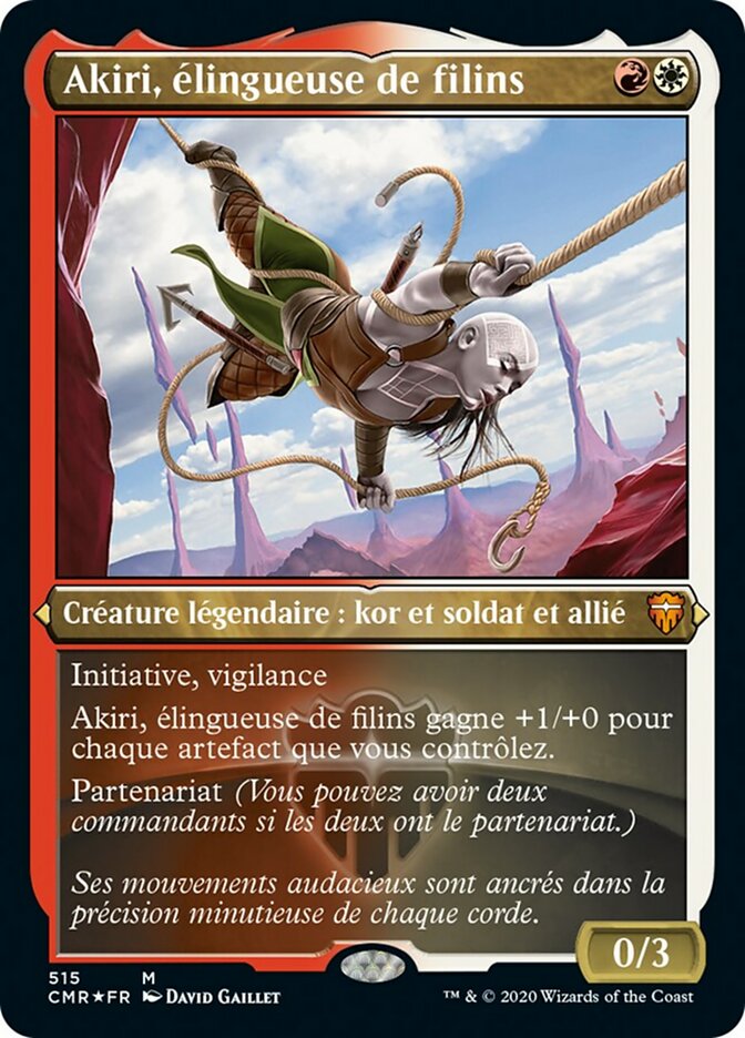 image Akiri, élingueuse de filins