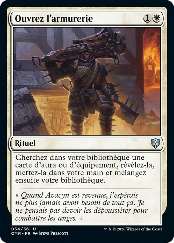 image Ouvrez l'armurerie