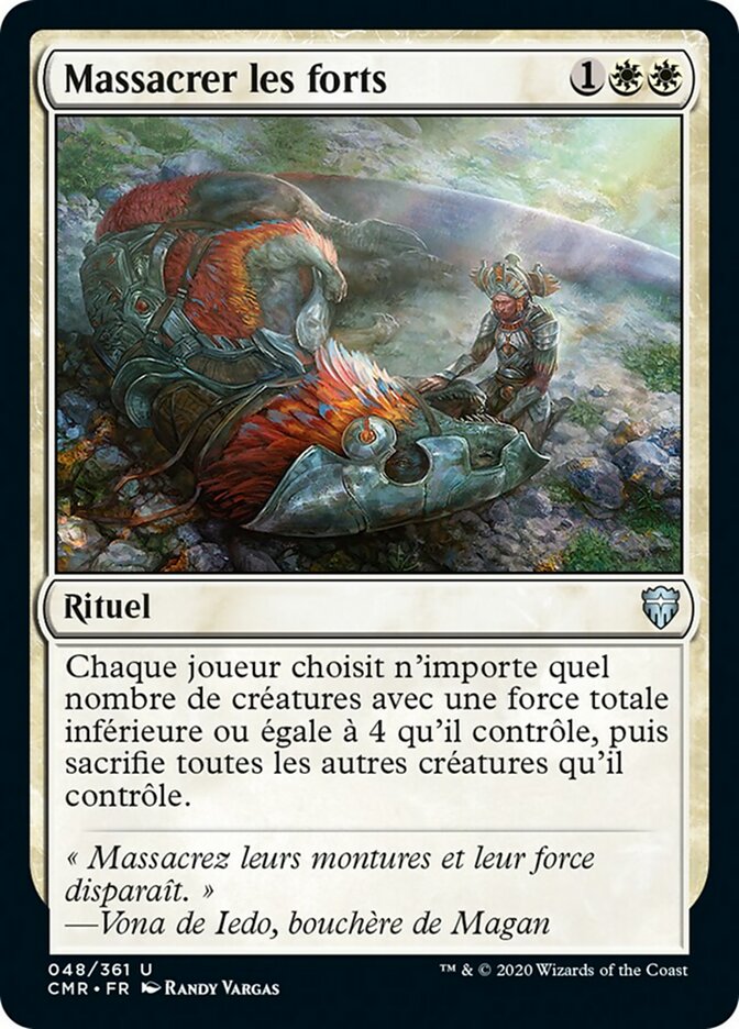 image Massacrer les forts