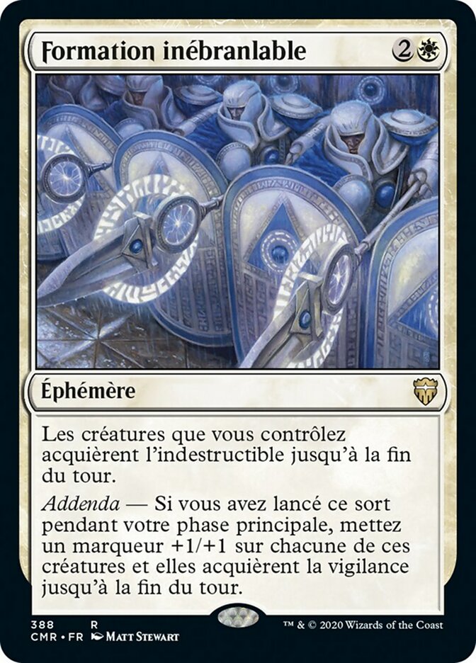 image Formation inébranlable