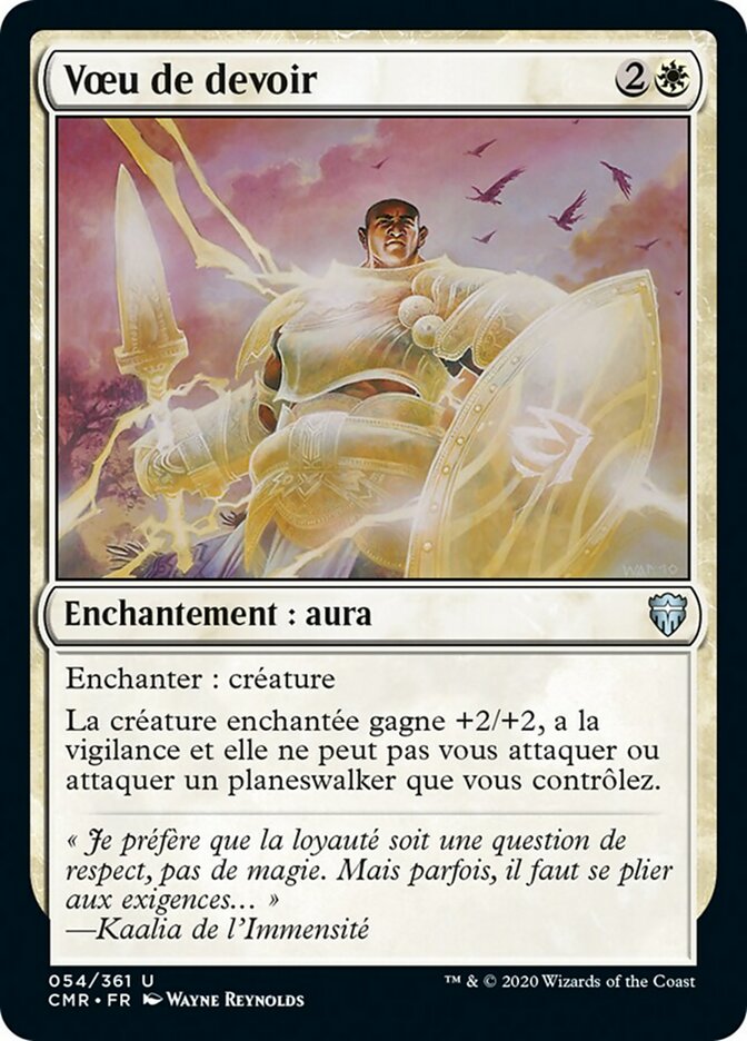 image Vœu de devoir
